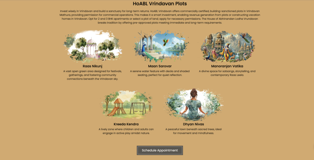 The House of Abhinandan Lodha vrindavan